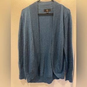 Blue and silver cardigan